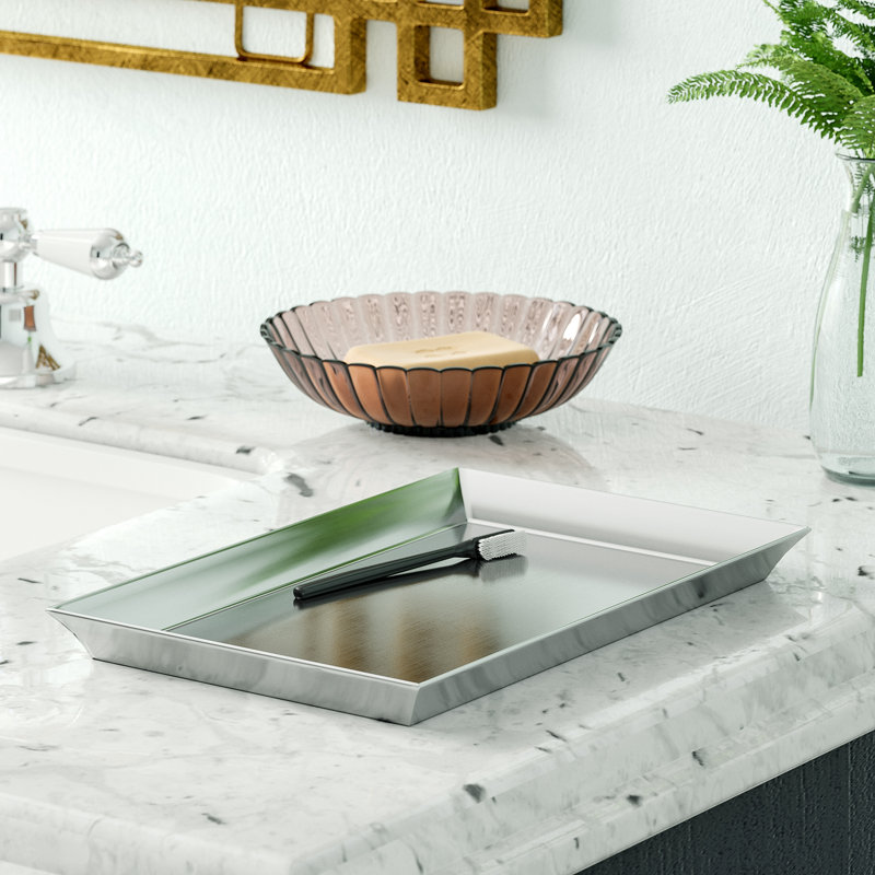 The Twillery Co.™ Francille Bathroom Accessory Tray & Reviews Wayfair